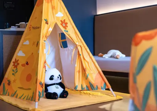 B.Duck Theme Family Double Bed Room (Children’s Tent + Child Fence)