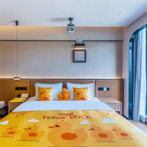 B.Duck Theme Family Double Bed Room (Children’s Tent + Child Fence)