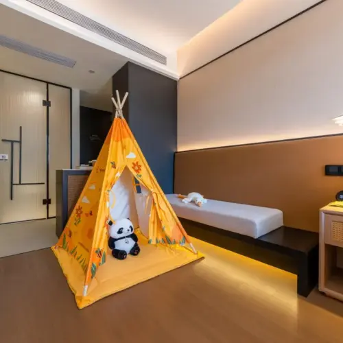 B.Duck Theme Family Double Bed Room (Children’s Tent + Child Fence)