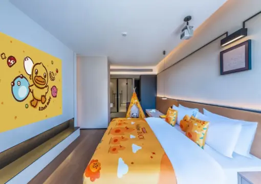 B.Duck Theme Family Double Bed Room (Children’s Tent + Child Fence)