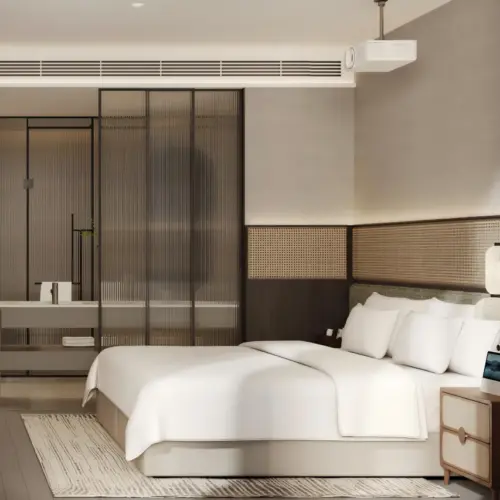Gong Vacation Suite (Smart Control + One-Bedroom One-Living Room + Soaking Tub + Large Screen Projection)